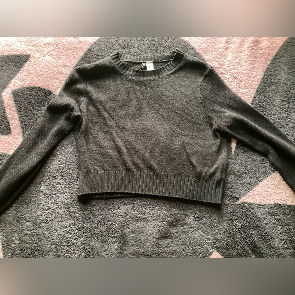 Black Knitted Sweater